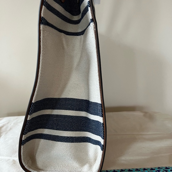 Tory Burch Ella  stripe jacquard tote bag - Picture 8 of 15